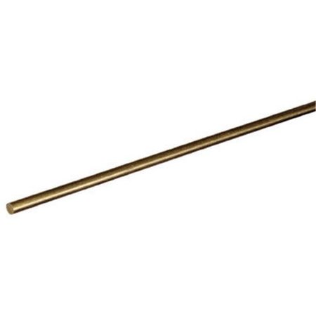 STEELWORKS Boltmaster 11518 0.19 x 36 in. Brass Round Rod 134555